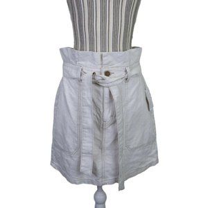 Free People Splendor In The Grass Tie Denim Skirt